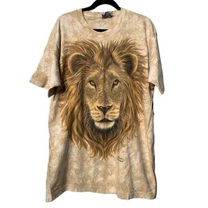VINTAGE | Liquid Blue ‘94 Single Stitch Double Sided Lion Graphic Tee - Sz‎ XL